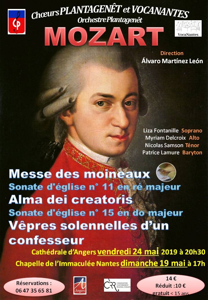 Affiche concert Angers 24 mai 2019